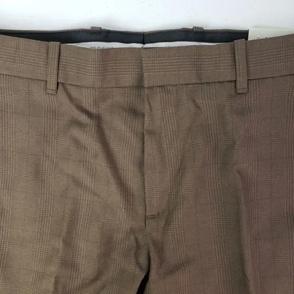 Perry Ellis Pants Men's 30x29 Rain Drum Portfolio Modern Fit Non Iron NWT - Picture 9 of 14